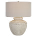 Uttermost - One Light Table Lamp - Artifact - Brushed Nickel- Union Lighting Luminaires Decor