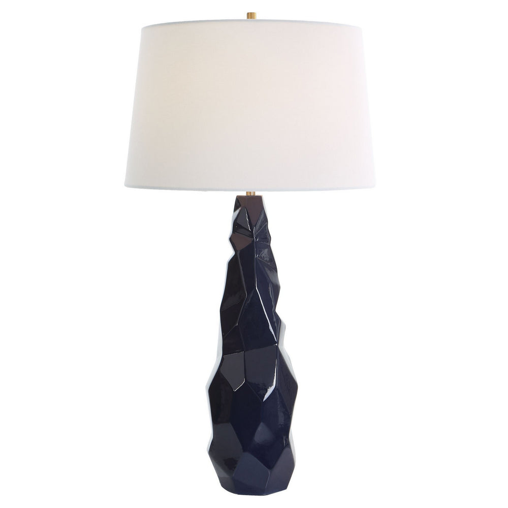 Uttermost - One Light Table Lamp - Kavos - Brushed Brass- Union Lighting Luminaires Decor
