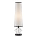Currey and Company - One Light Table Lamp - Whirling Dervish - Clear/Black- Union Lighting Luminaires Decor