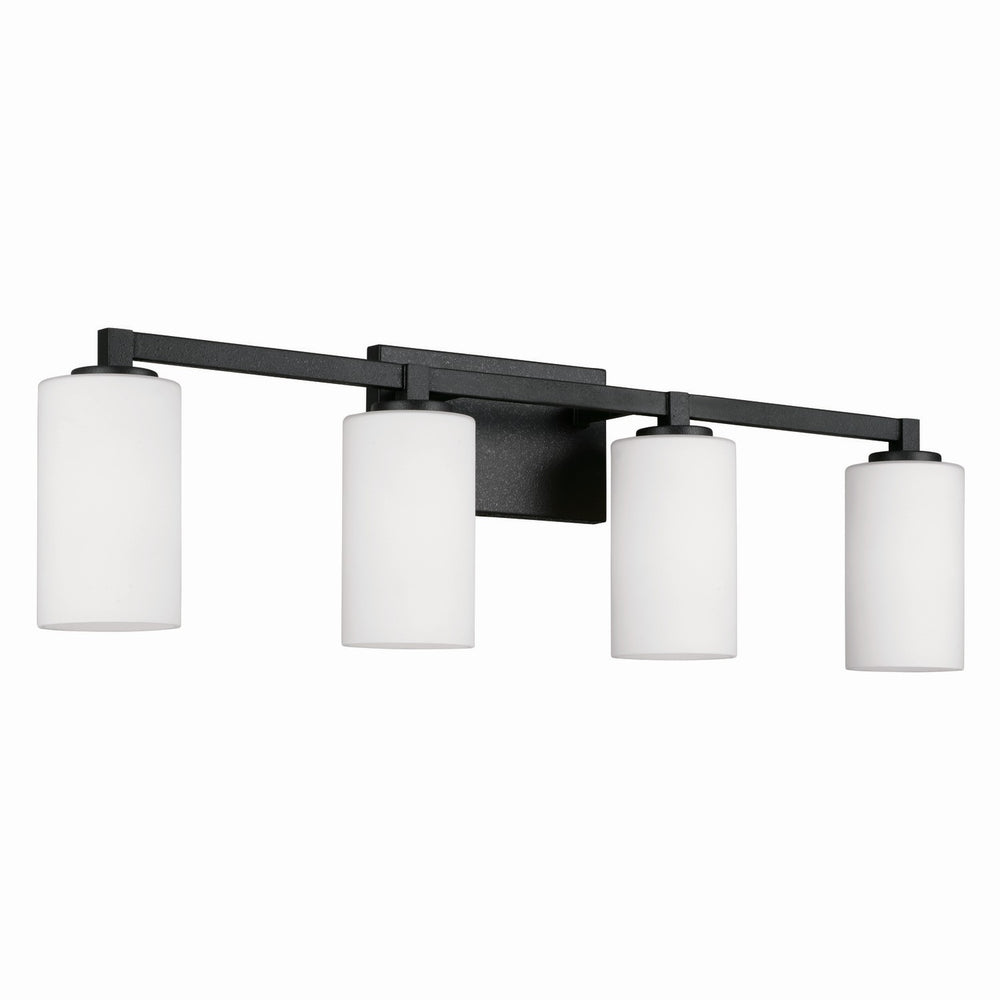 Capital Lighting - Four Light Vanity - Ravenwood - Black Iron- Union Lighting Luminaires Decor