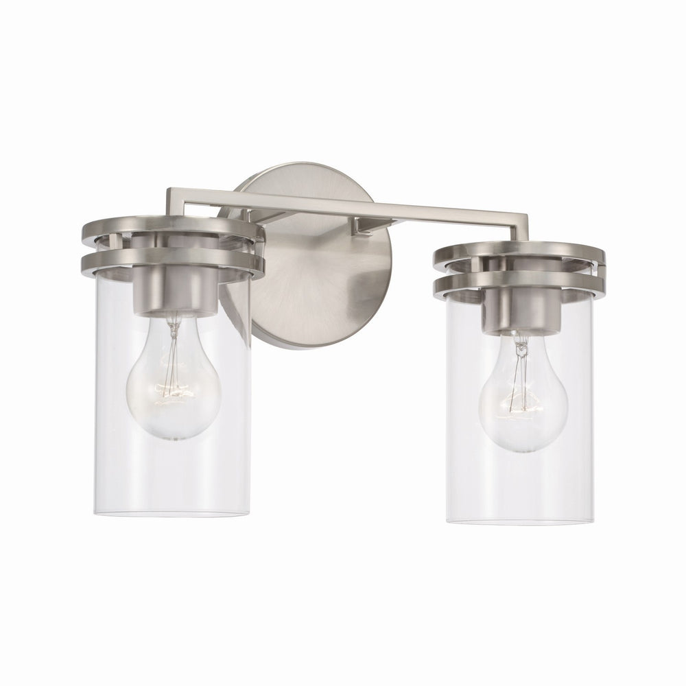 Capital Lighting - Two Light Vanity - Fuller - Brushed Nickel- Union Lighting Luminaires Decor
