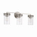 Capital Lighting - Three Light Vanity - Fuller - Brushed Nickel- Union Lighting Luminaires Decor