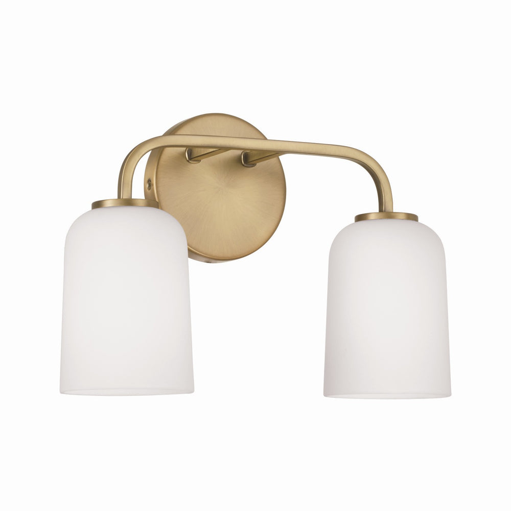 Capital Lighting - Two Light Vanity - Lawson - Aged Brass- Union Lighting Luminaires Decor