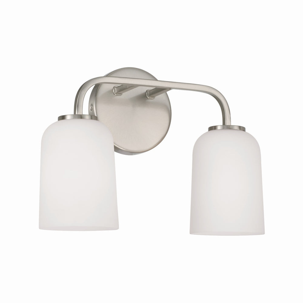 Capital Lighting - Two Light Vanity - Lawson - Brushed Nickel- Union Lighting Luminaires Decor