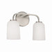 Capital Lighting - Two Light Vanity - Lawson - Brushed Nickel- Union Lighting Luminaires Decor
