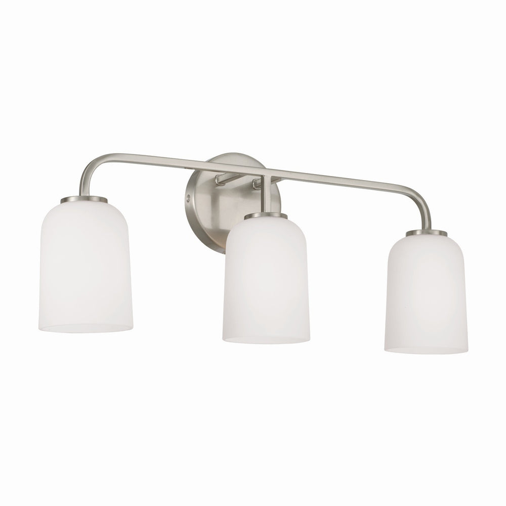 Capital Lighting - Three Light Vanity - Lawson - Brushed Nickel- Union Lighting Luminaires Decor