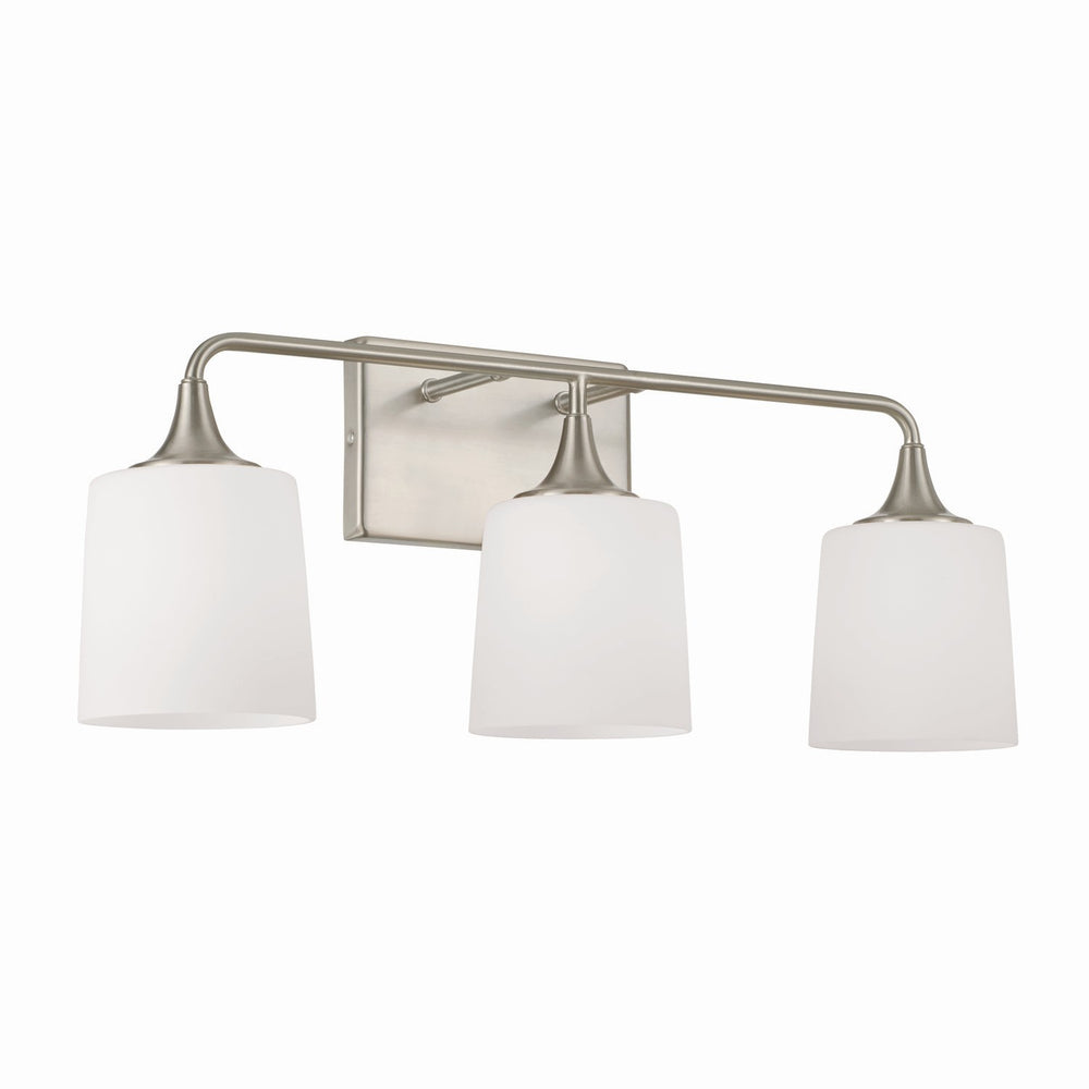 Capital Lighting - Three Light Vanity - Presley - Brushed Nickel- Union Lighting Luminaires Decor
