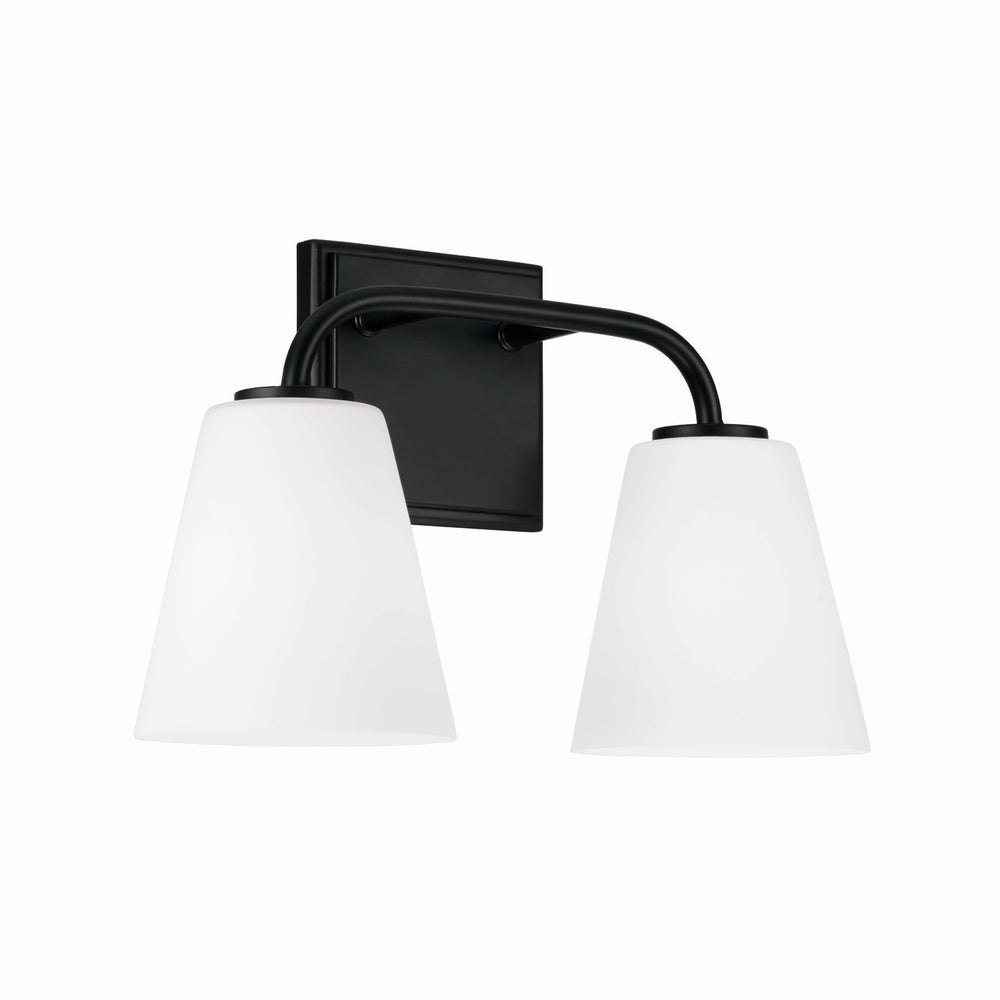 Capital Lighting - Two Light Vanity - Brody - Matte Black- Union Lighting Luminaires Decor