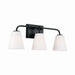 Capital Lighting - Three Light Vanity - Brody - Matte Black- Union Lighting Luminaires Decor