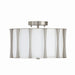 Capital Lighting - Three Light Dual Mount Semi Flush/Pendant - Bodie - Brushed Nickel- Union Lighting Luminaires Decor