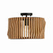 Capital Lighting - One Light Dual Mount Semi Flush/Pendant - Archer - Light Wood and Matte Black- Union Lighting Luminaires Decor