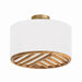 Capital Lighting - Three Light Dual Mount Semi Flush/Pendant - Soleil - Matte Brass- Union Lighting Luminaires Decor