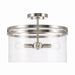 Capital Lighting - Four Light Dual Mount Semi Flush/Pendant - Fuller - Brushed Nickel- Union Lighting Luminaires Decor