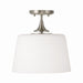 Capital Lighting - One Light Dual Mount Semi Flush/Pendant - Presley - Brushed Nickel- Union Lighting Luminaires Decor