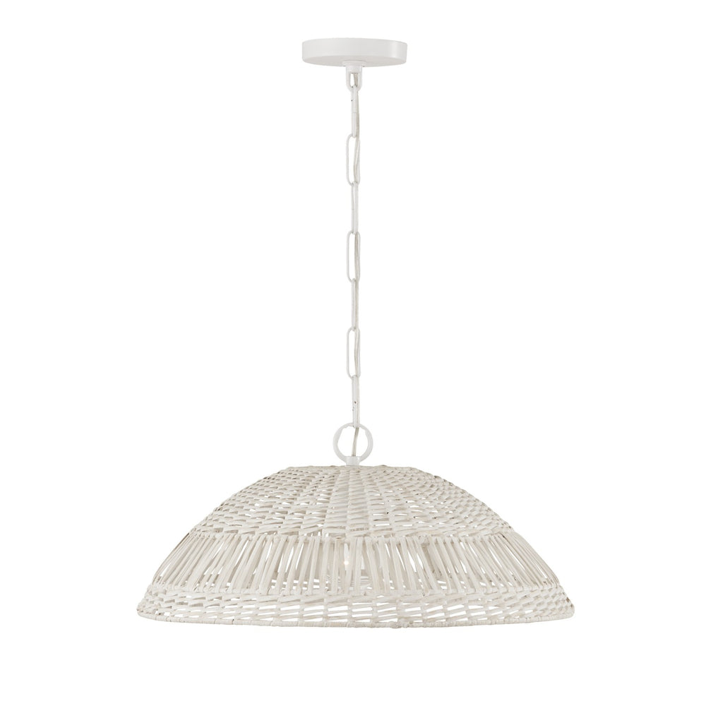 Capital Lighting - One Light Pendant - Naomi - Chalk White- Union Lighting Luminaires Decor