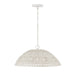 Capital Lighting - One Light Pendant - Naomi - Chalk White- Union Lighting Luminaires Decor