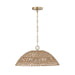 Capital Lighting - One Light Pendant - Naomi - Matte Brass- Union Lighting Luminaires Decor