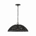 Capital Lighting - One Light Pendant - Naomi - Matte Black- Union Lighting Luminaires Decor