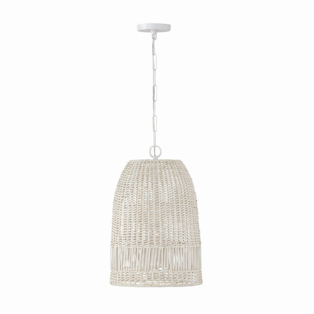 Capital Lighting - One Light Pendant - Naomi - Chalk White- Union Lighting Luminaires Decor