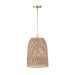 Capital Lighting - One Light Pendant - Naomi - Matte Brass- Union Lighting Luminaires Decor