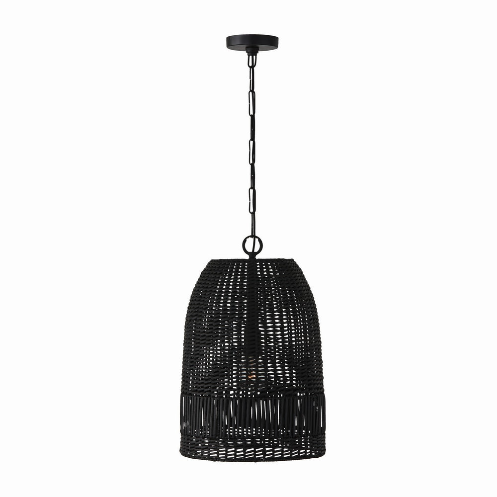 Capital Lighting - One Light Pendant - Naomi - Matte Black- Union Lighting Luminaires Decor