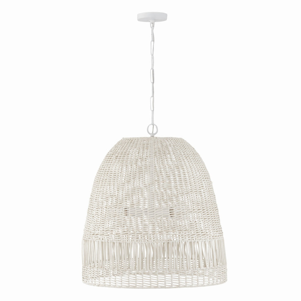 Capital Lighting - Three Light Pendant - Naomi - Chalk White- Union Lighting Luminaires Decor