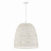Capital Lighting - Three Light Pendant - Naomi - Chalk White- Union Lighting Luminaires Decor