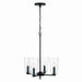 Capital Lighting - Four Light Pendant - Portman - Matte Black- Union Lighting Luminaires Decor
