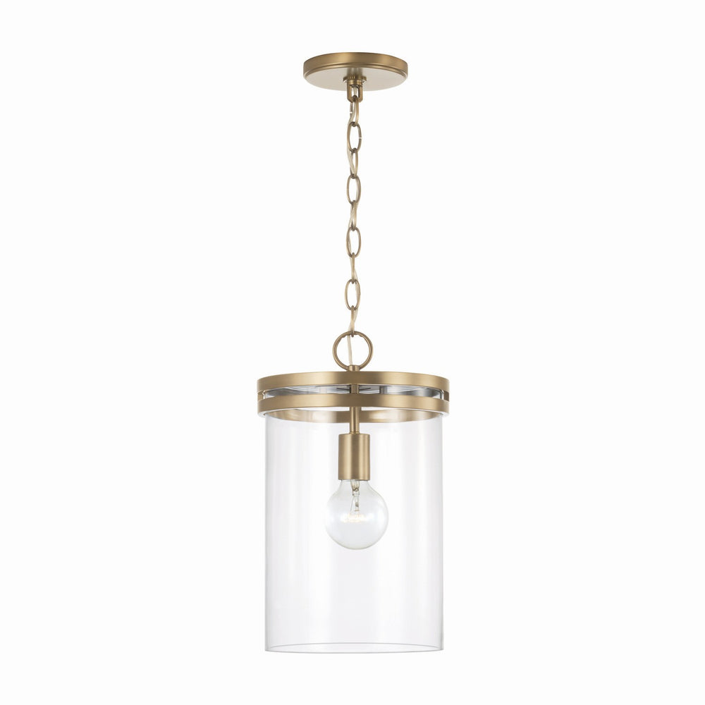 Capital Lighting - One Light Pendant - Fuller - Aged Brass- Union Lighting Luminaires Decor