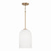 Capital Lighting - One Light Pendant - Lawson - Aged Brass- Union Lighting Luminaires Decor