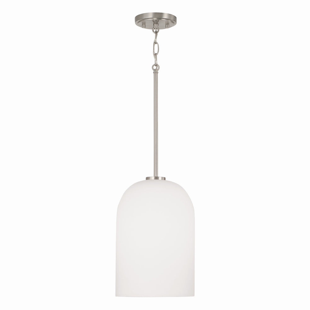 Capital Lighting - One Light Pendant - Lawson - Brushed Nickel- Union Lighting Luminaires Decor