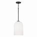 Capital Lighting - One Light Pendant - Lawson - Matte Black- Union Lighting Luminaires Decor