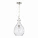 Capital Lighting - One Light Pendant - Brentwood - Brushed Nickel- Union Lighting Luminaires Decor