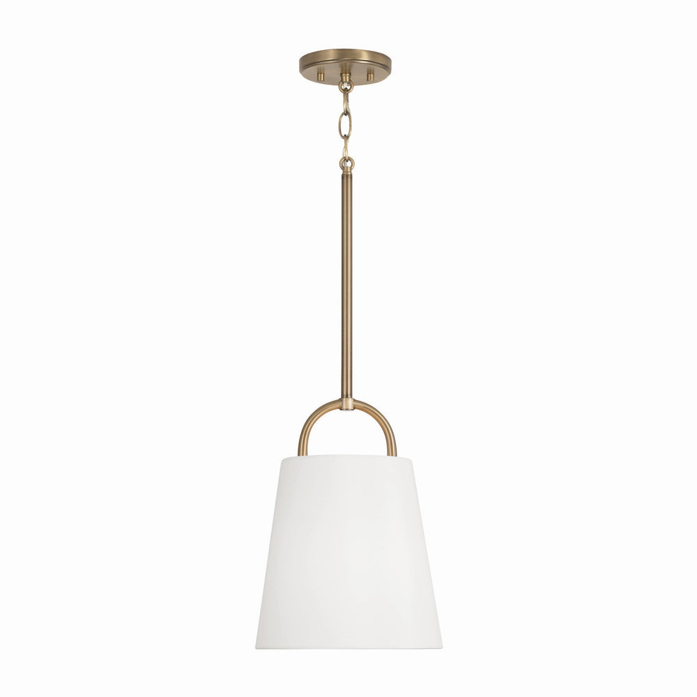 Capital Lighting - One Light Pendant - Brody - Aged Brass- Union Lighting Luminaires Decor
