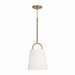 Capital Lighting - One Light Pendant - Brody - Aged Brass- Union Lighting Luminaires Decor