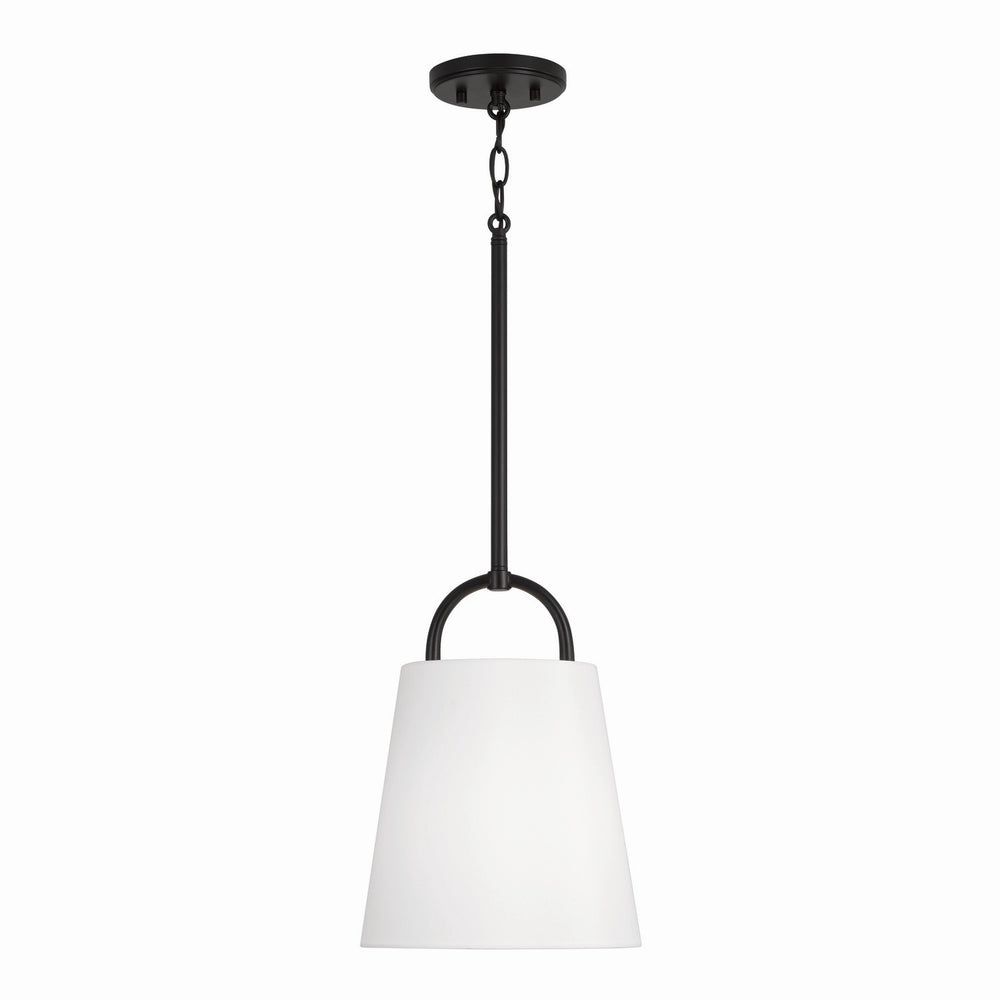 Capital Lighting - One Light Pendant - Brody - Matte Black- Union Lighting Luminaires Decor