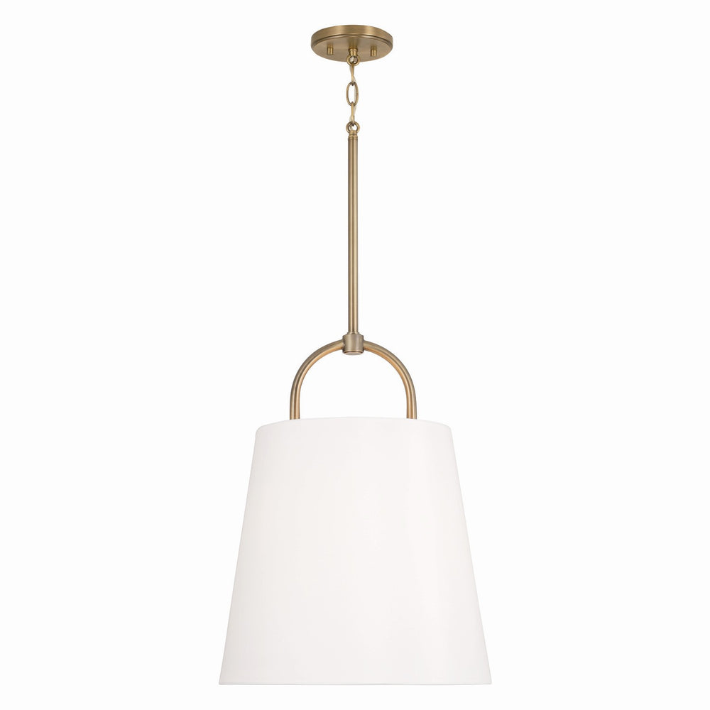 Capital Lighting - One Light Pendant - Brody - Aged Brass- Union Lighting Luminaires Decor