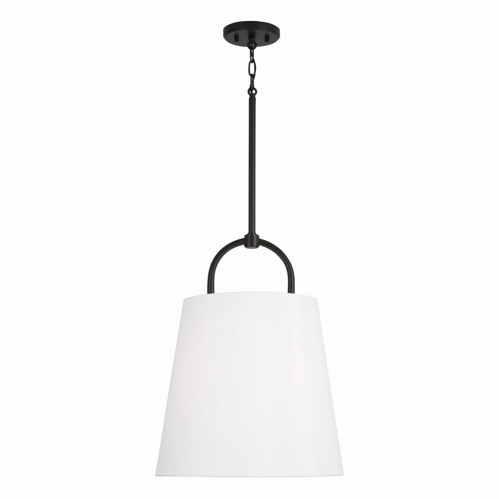 Capital Lighting - One Light Pendant - Brody - Matte Black- Union Lighting Luminaires Decor