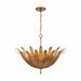 Capital Lighting - Four Light Pendant - Eden - Antique Gold- Union Lighting Luminaires Decor
