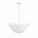 Capital Lighting - Four Light Pendant - Eden - Textured White- Union Lighting Luminaires Decor
