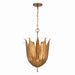 Capital Lighting - Four Light Pendant - Eden - Antique Gold- Union Lighting Luminaires Decor