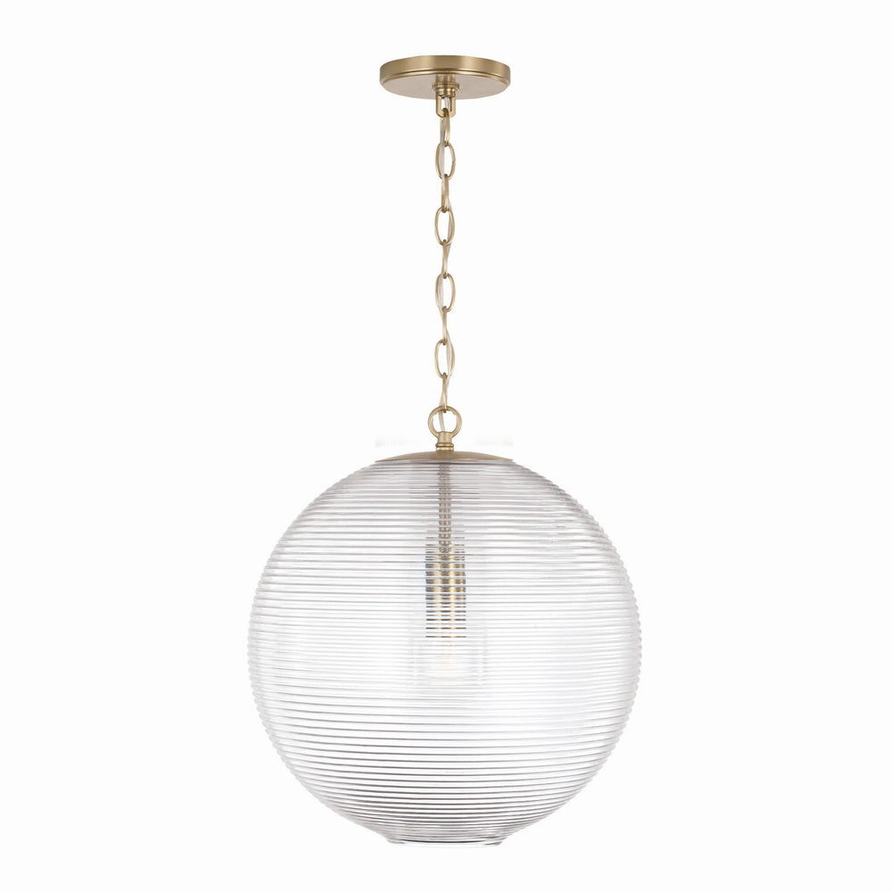Capital Lighting - One Light Pendant - Dolan - Matte Brass- Union Lighting Luminaires Decor