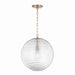 Capital Lighting - One Light Pendant - Dolan - Matte Brass- Union Lighting Luminaires Decor