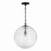 Capital Lighting - One Light Pendant - Dolan - Matte Black- Union Lighting Luminaires Decor
