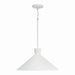 Capital Lighting - One Light Pendant - Paloma - Textured White- Union Lighting Luminaires Decor