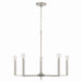 Capital Lighting - Five Light Chandelier - Portman - Brushed Nickel- Union Lighting Luminaires Decor