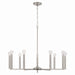 Capital Lighting - Nine Light Chandelier - Portman - Brushed Nickel- Union Lighting Luminaires Decor