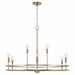Capital Lighting - Nine Light Chandelier - Fuller - Aged Brass- Union Lighting Luminaires Decor