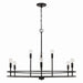 Capital Lighting - Nine Light Chandelier - Fuller - Matte Black- Union Lighting Luminaires Decor