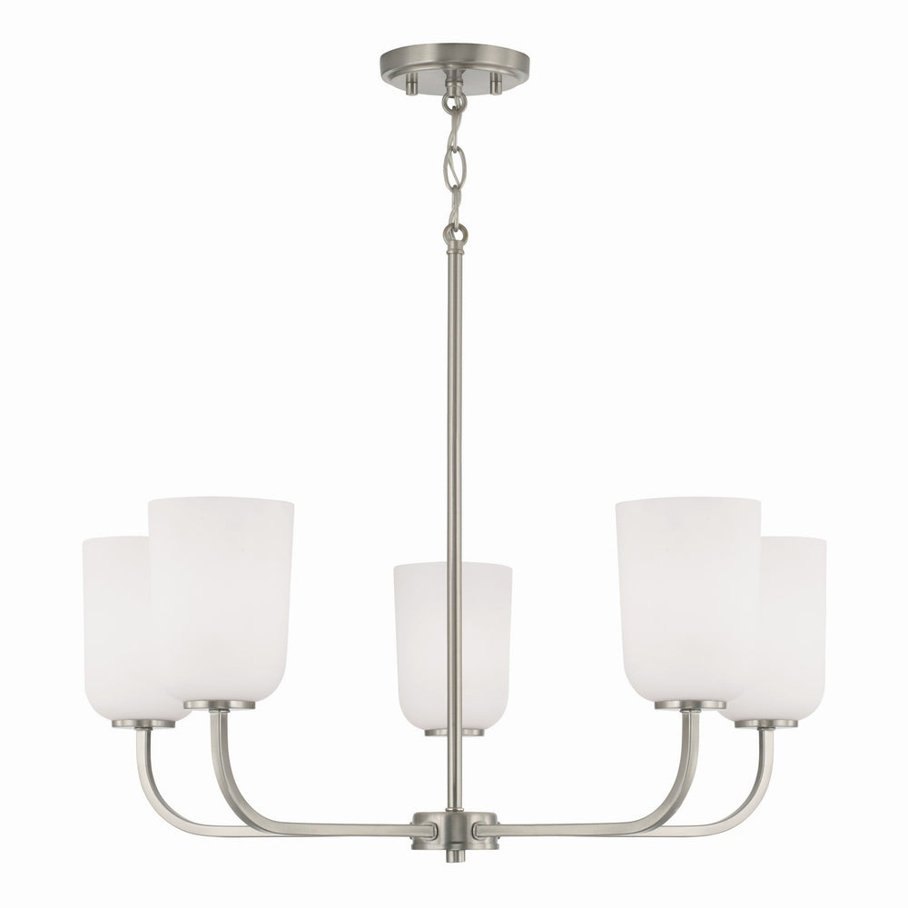 Capital Lighting - Five Light Chandelier - Lawson - Brushed Nickel- Union Lighting Luminaires Decor